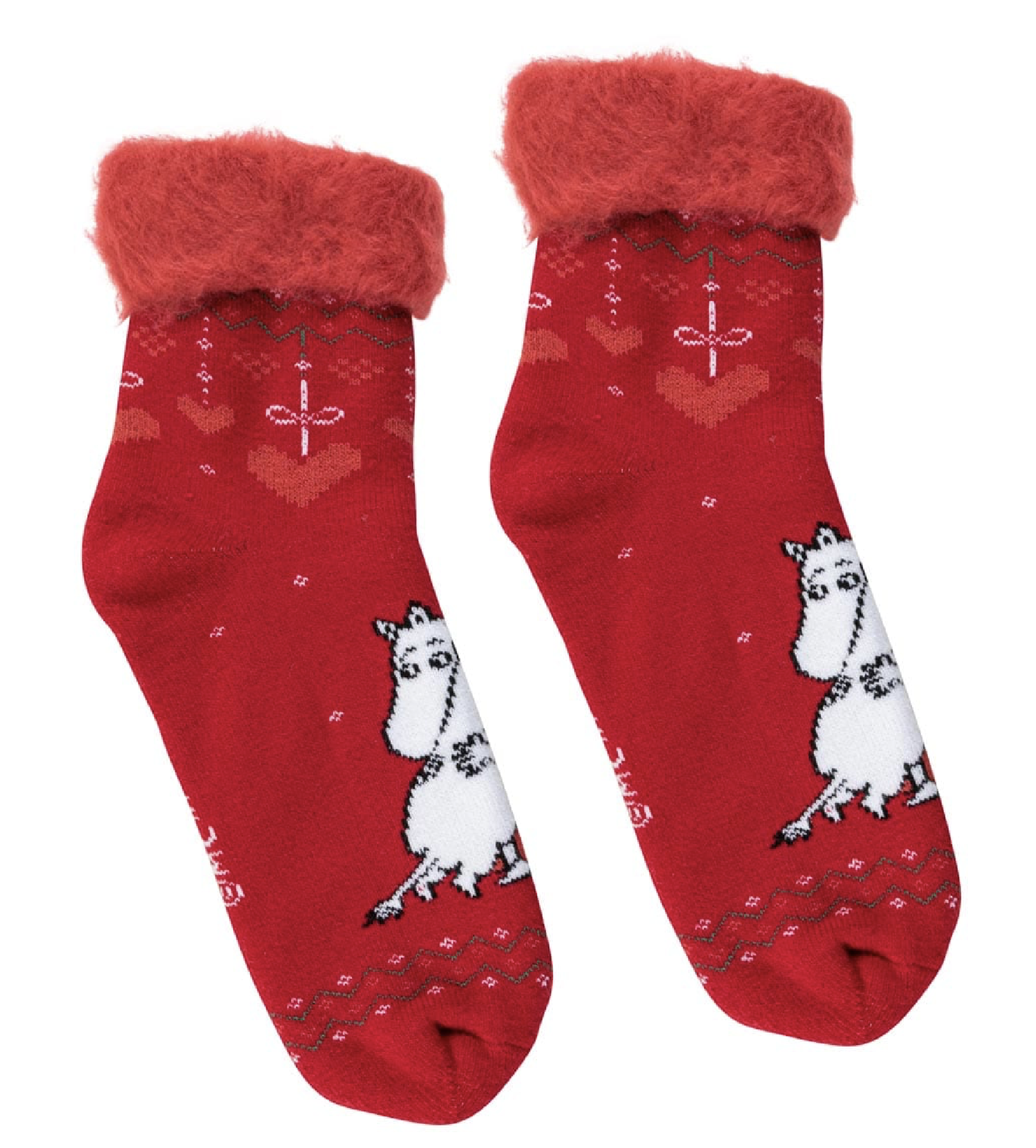 Mumin Fluffiga Julstrumpor -Vinterhjärta (Vuxen & Barnstorlekar) - 2