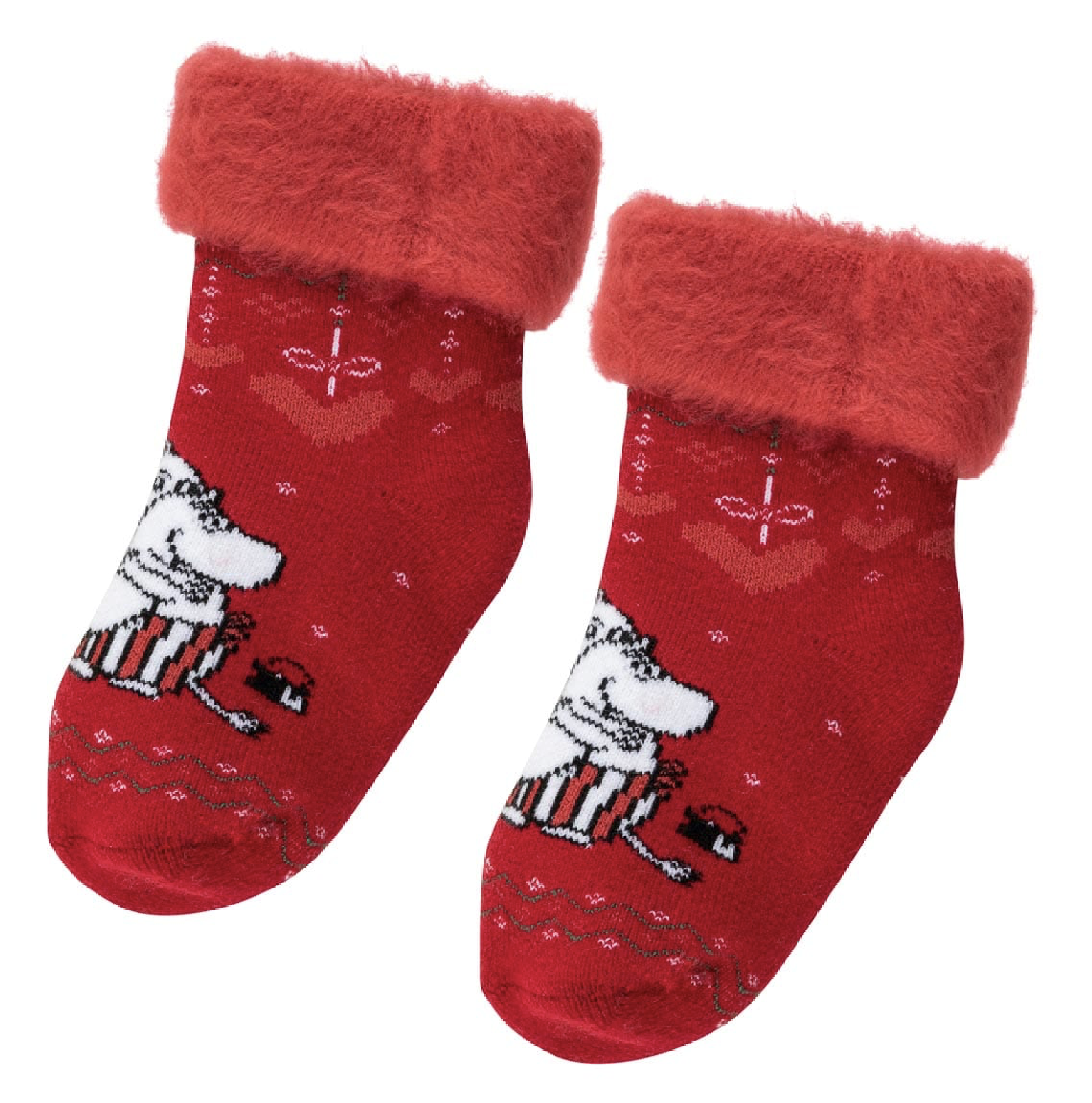 Mumin Fluffiga Julstrumpor -Vinterhjärta (Vuxen & Barnstorlekar) - 3
