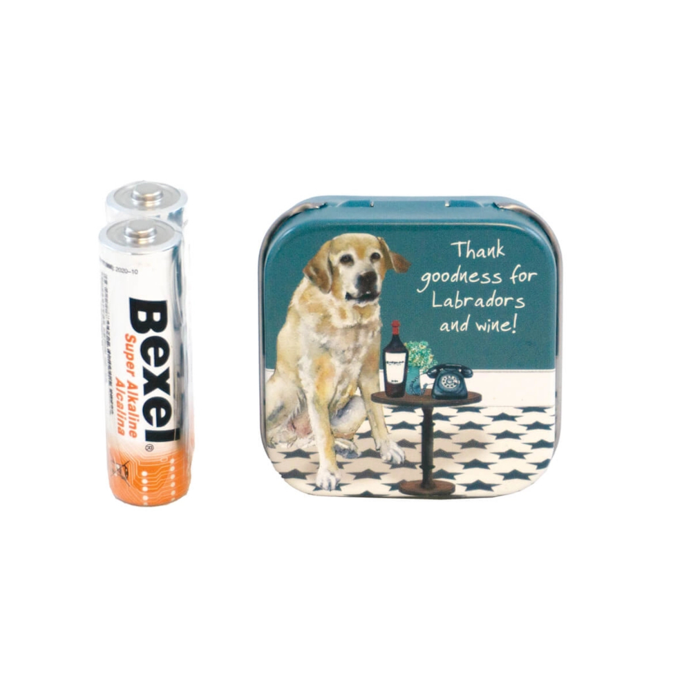 Plåtask The Little Dog Laughed Hundmotiv Yellow Labrador - 4