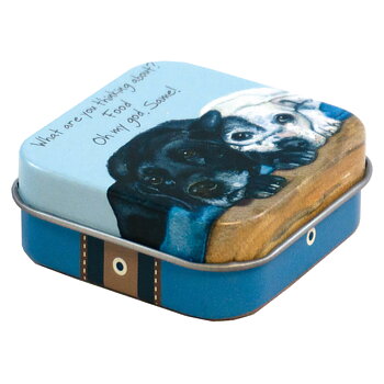 Mini Tin The Little Dog Laughed Dog Motif Labradors