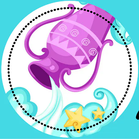 Manta personalizada para bebé con signo del zodiaco. Acuario. - 37