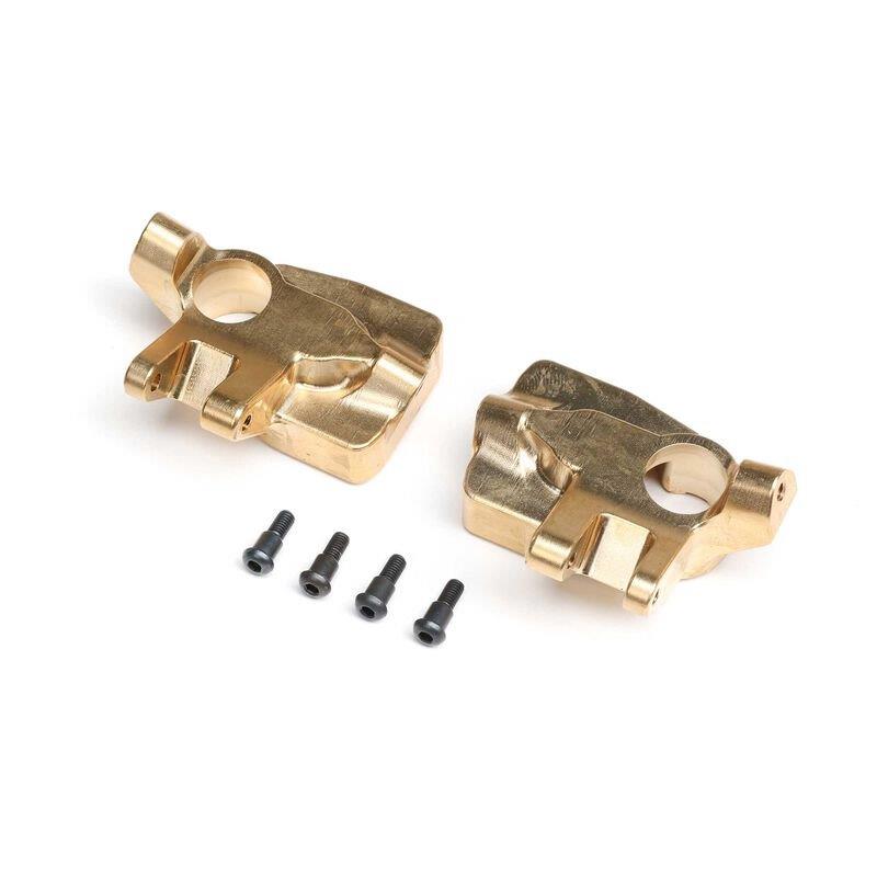 AXIAL Portal Knuckles (Left/Right), Brass (69.5g ea), AF16P: AXP8