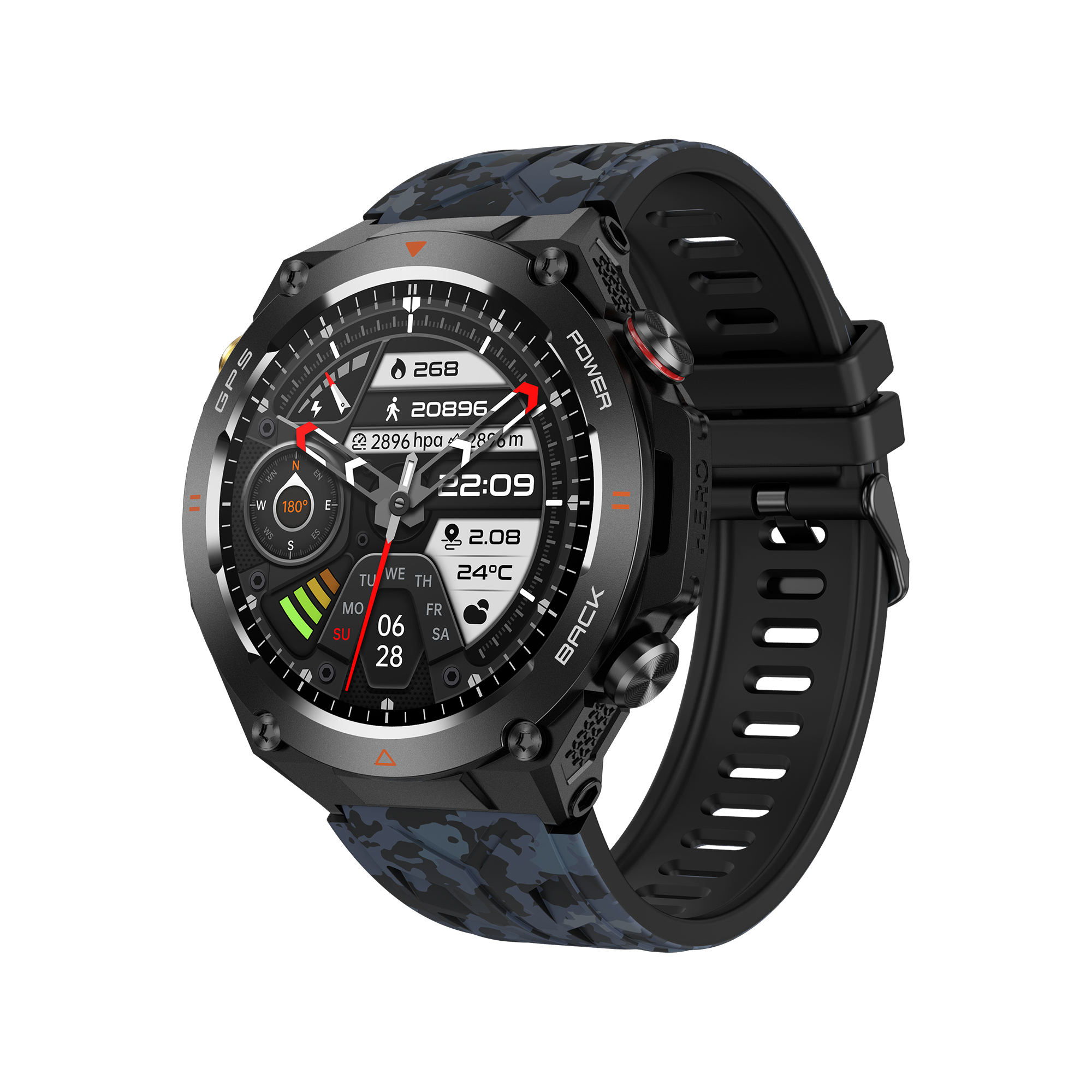 Philippe Palmer Smart Watch LP92 Dark Camo - 29