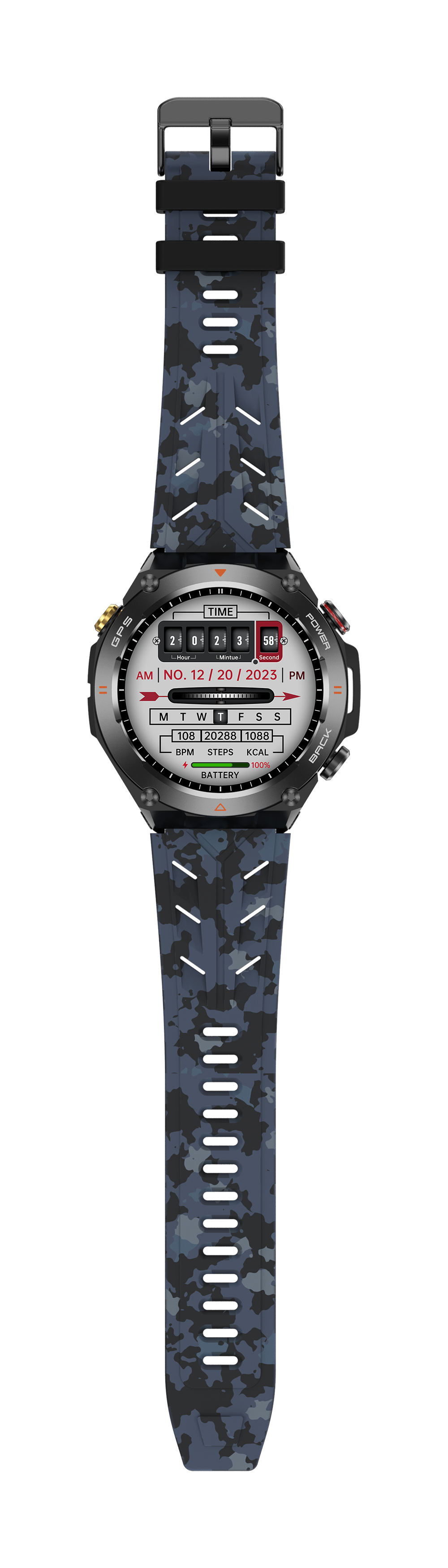 Philippe Palmer Smart Watch LP92 Dark Camo - 66