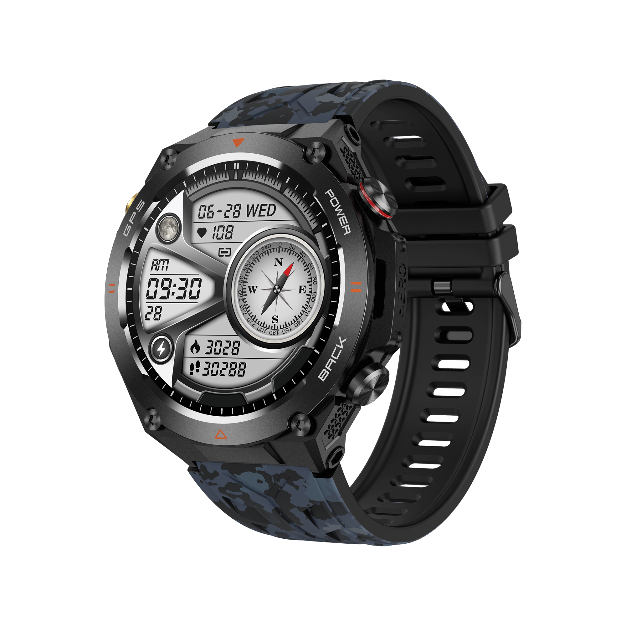 Philippe Palmer Smart Watch LP92 Dark Camo