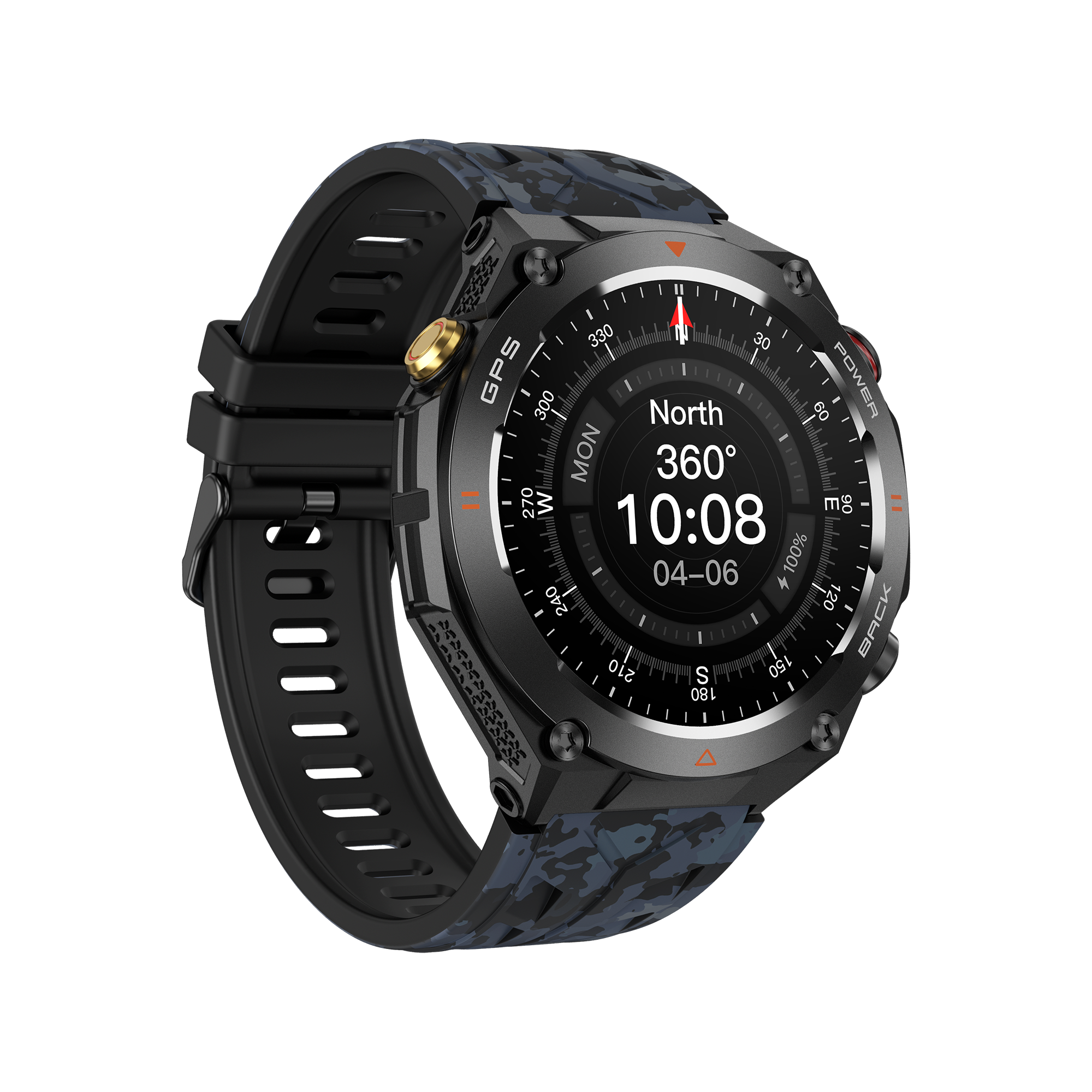 Philippe Palmer Smart Watch LP92 Dark Camo - 48