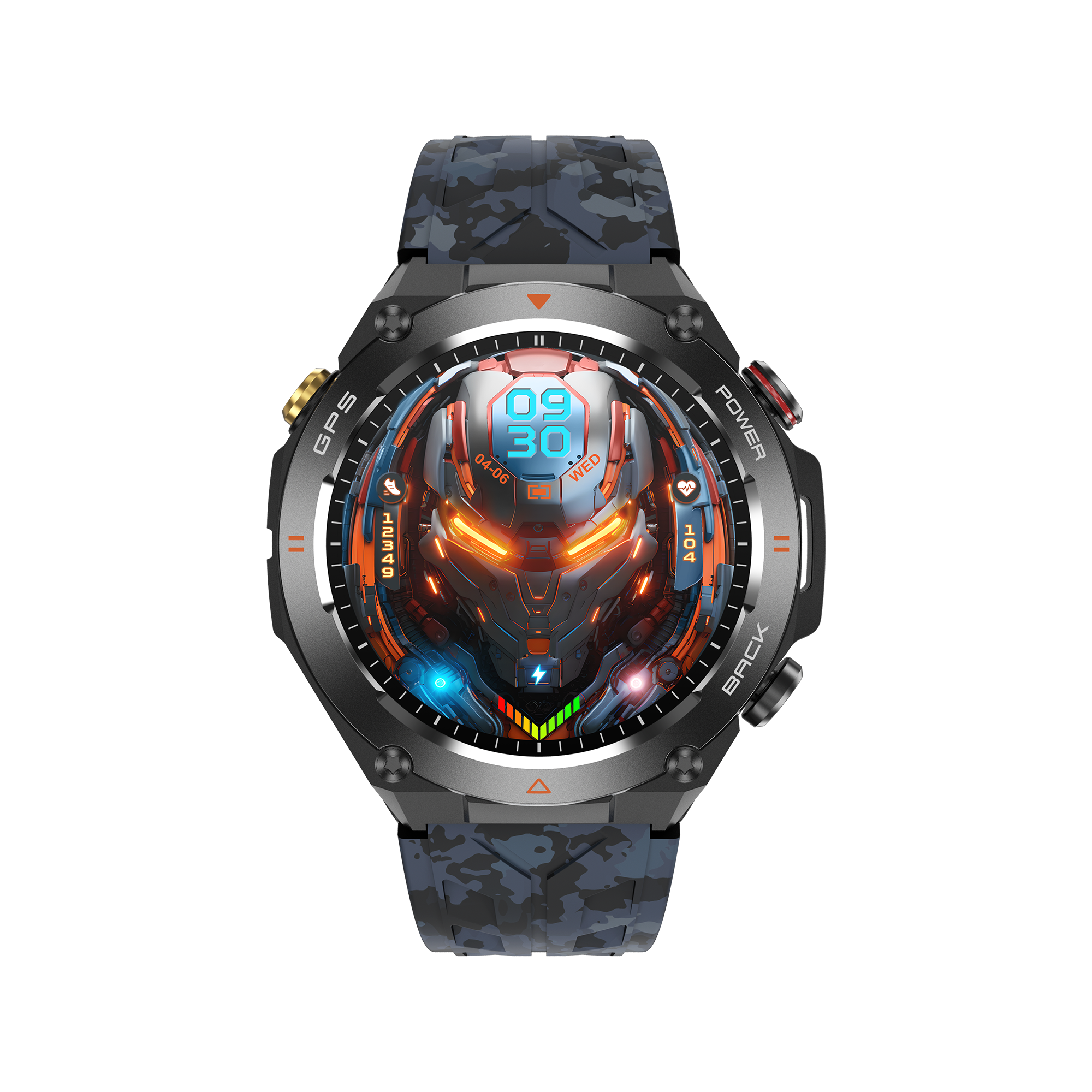 Philippe Palmer Smart Watch LP92 Dark Camo - 57