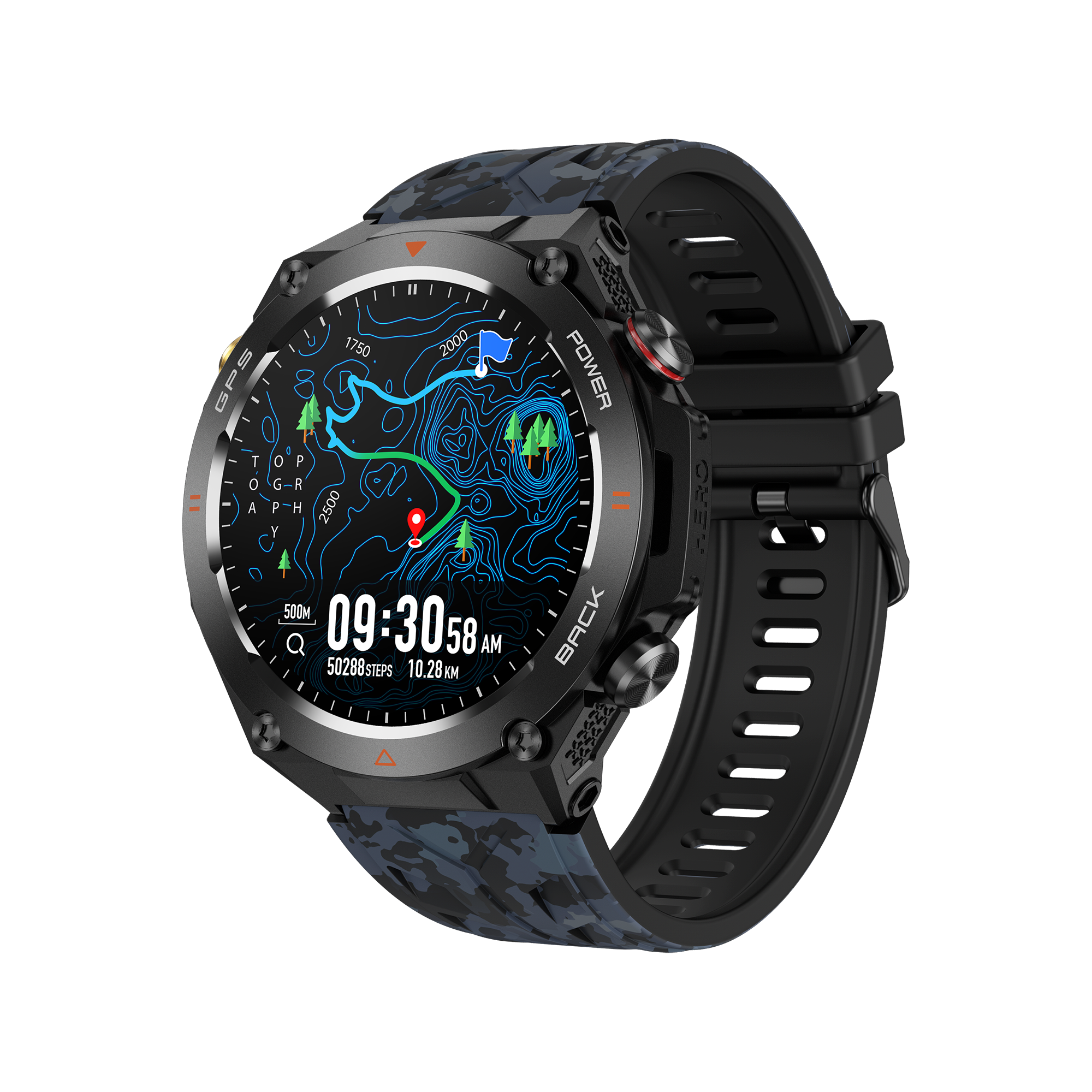 Philippe Palmer Smart Watch LP92 Dark Camo - 33