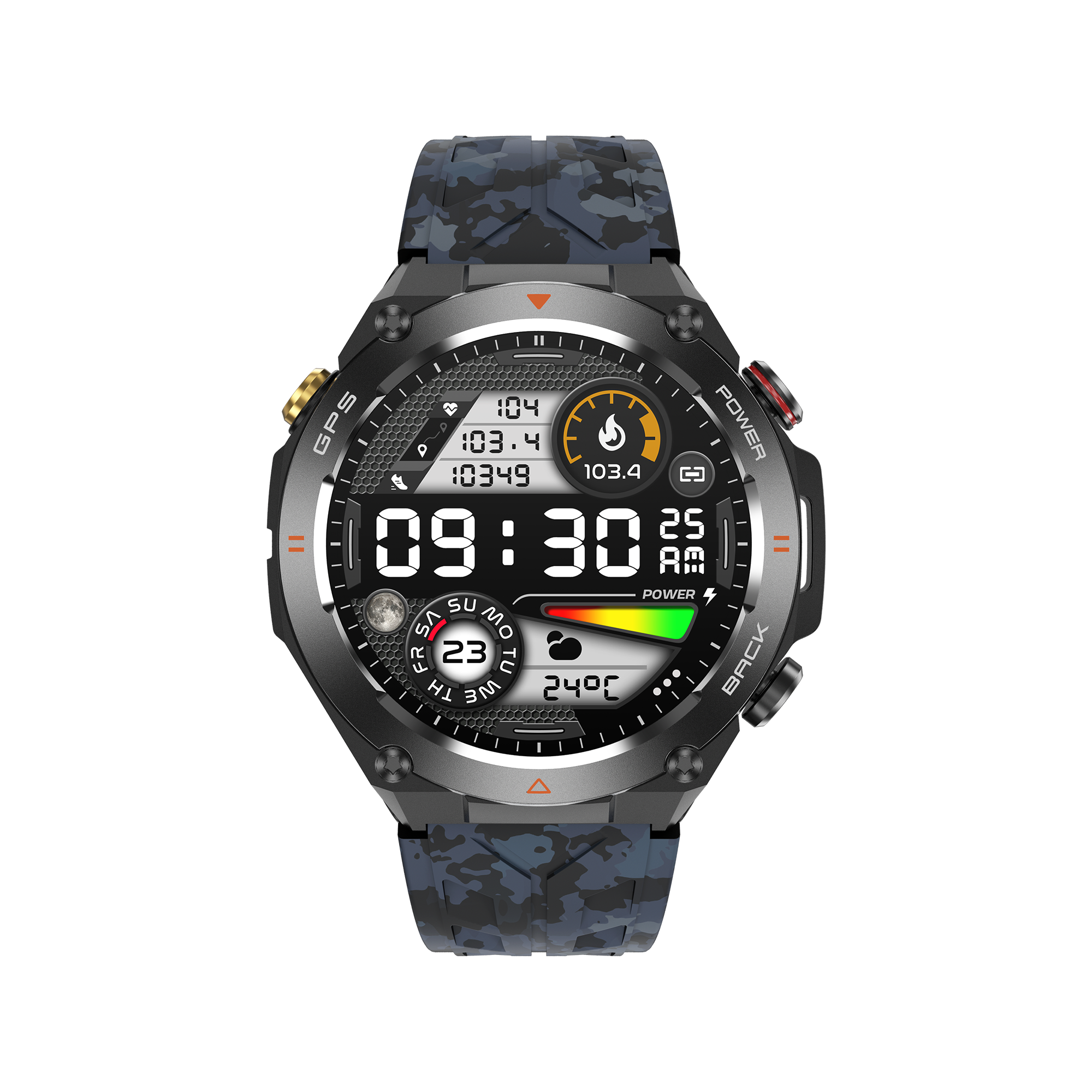Philippe Palmer Smart Watch LP92 Dark Camo - 53