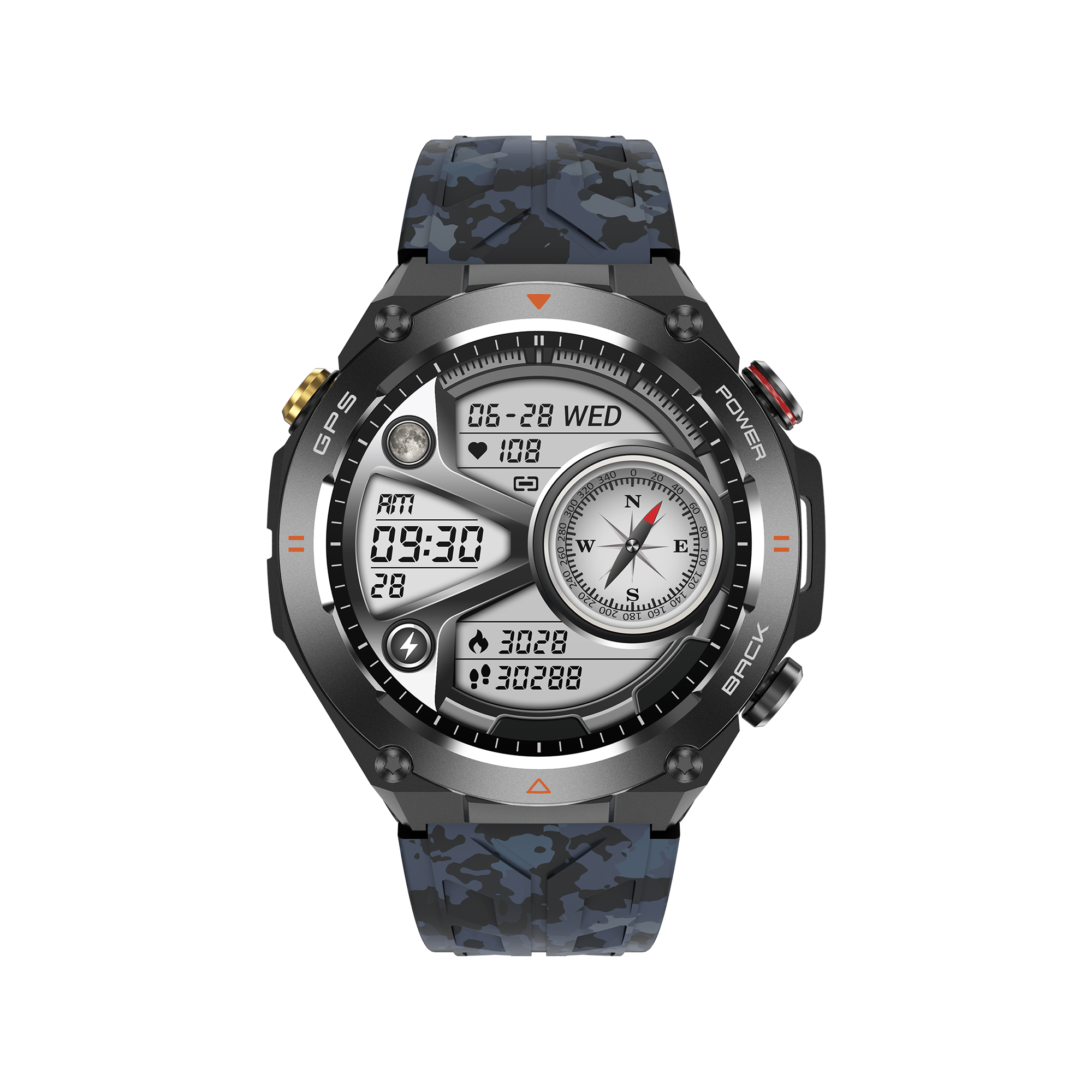 Philippe Palmer Smart Watch LP92 Dark Camo - 3