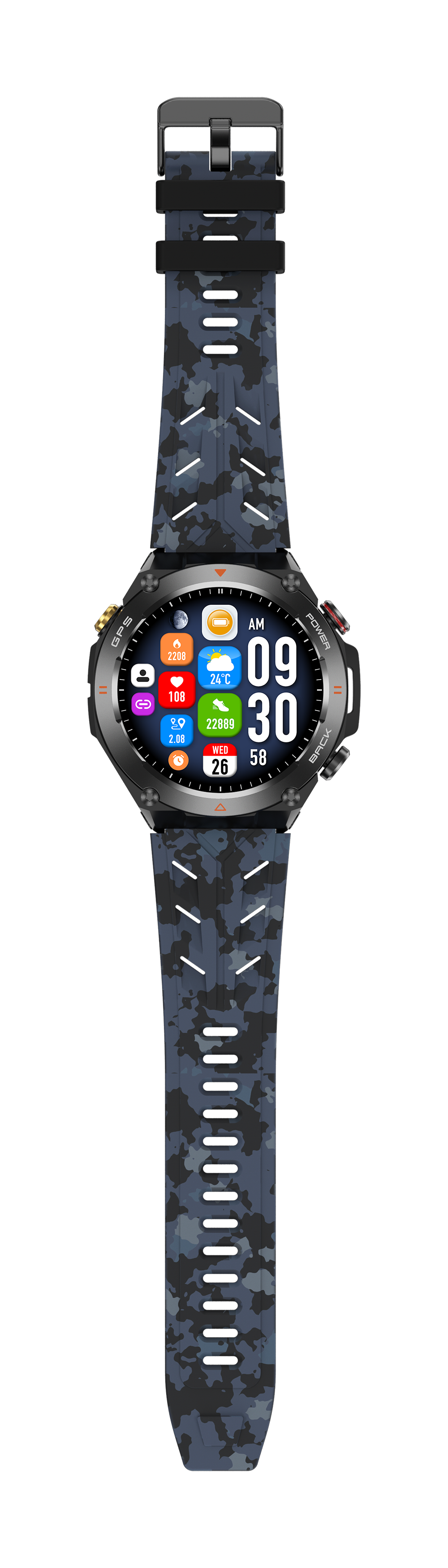 Philippe Palmer Smart Watch LP92 Dark Camo - 70