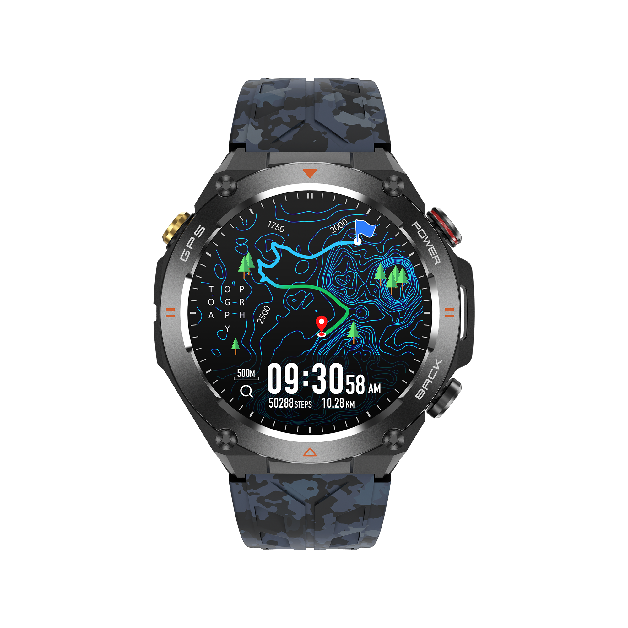 Philippe Palmer Smart Watch LP92 Dark Camo - 59