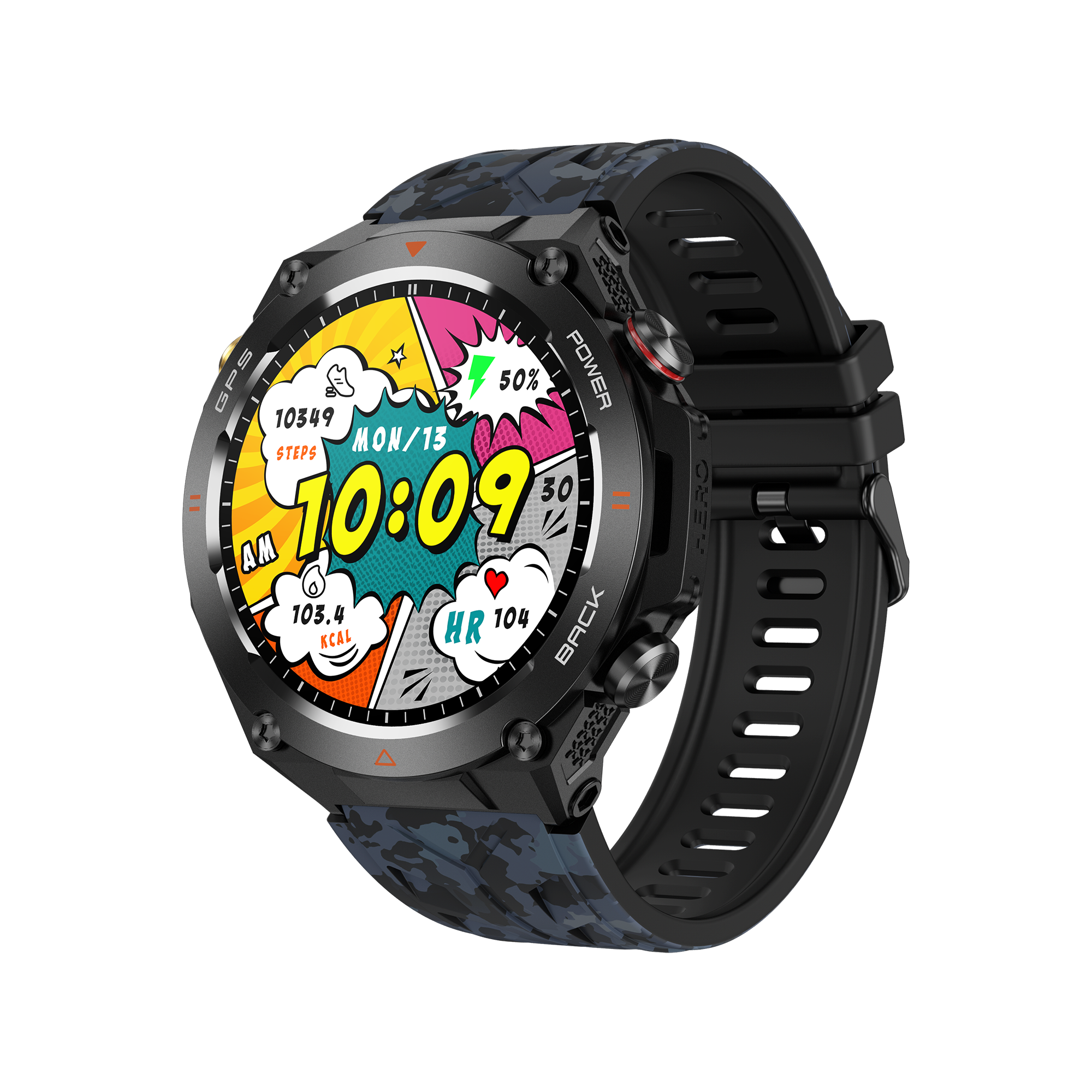 Philippe Palmer Smart Watch LP92 Dark Camo - 35