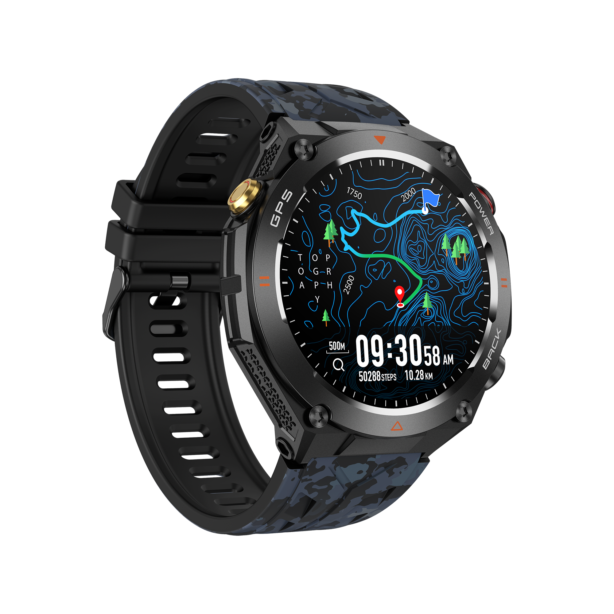 Philippe Palmer Smart Watch LP92 Dark Camo - 49