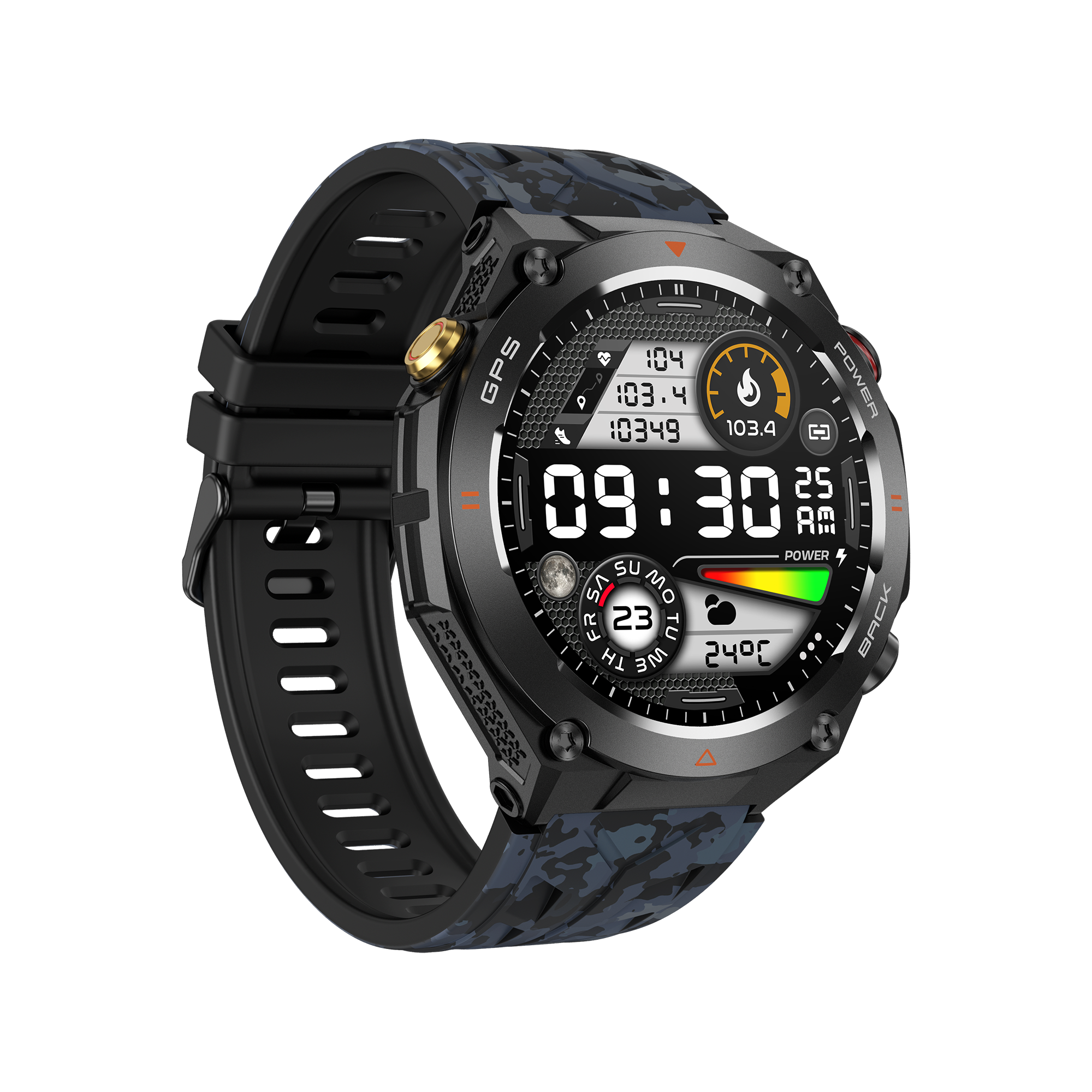 Philippe Palmer Smart Watch LP92 Dark Camo - 37