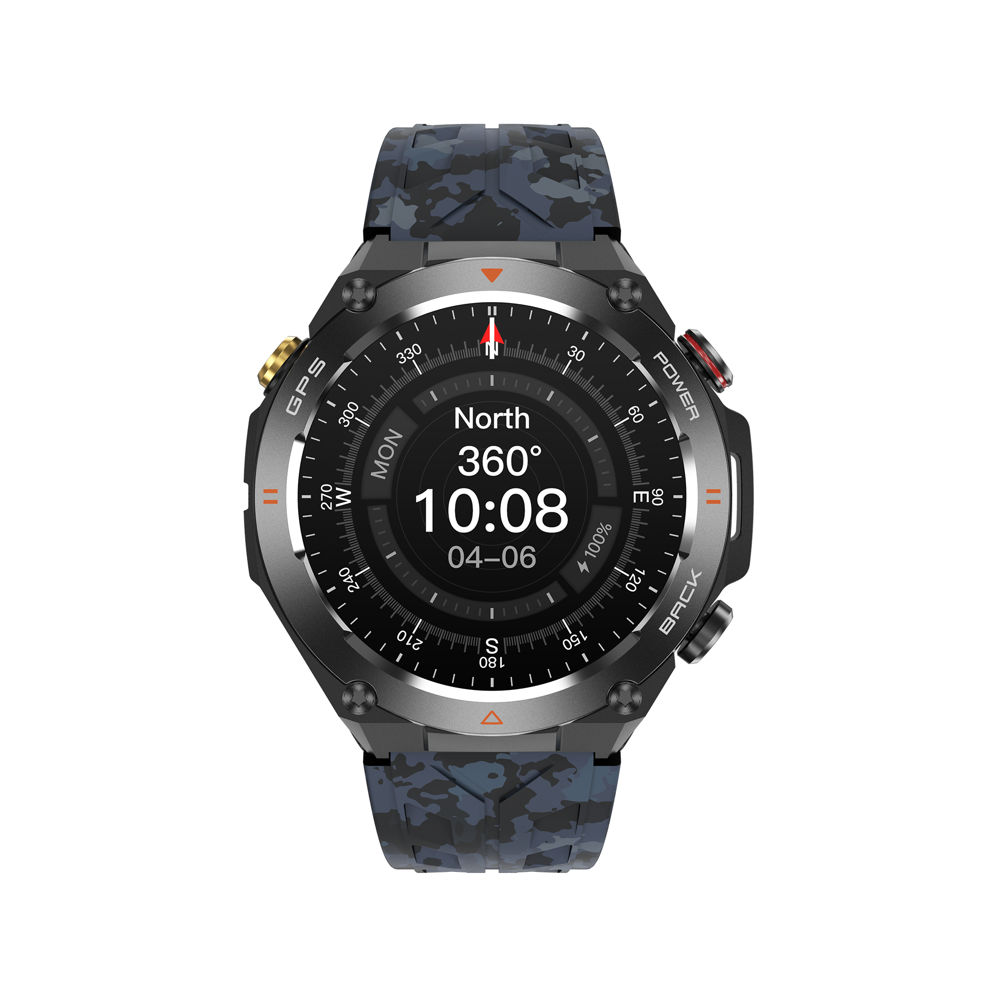Philippe Palmer Smart Watch LP92 Dark Camo - 58