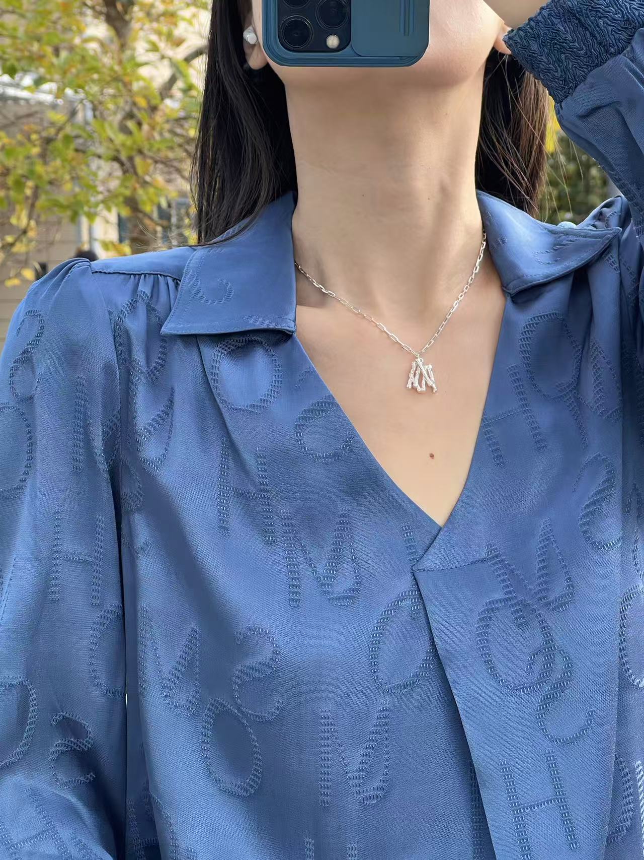 Mos Mosh Aldo Monogram Blouse - 4