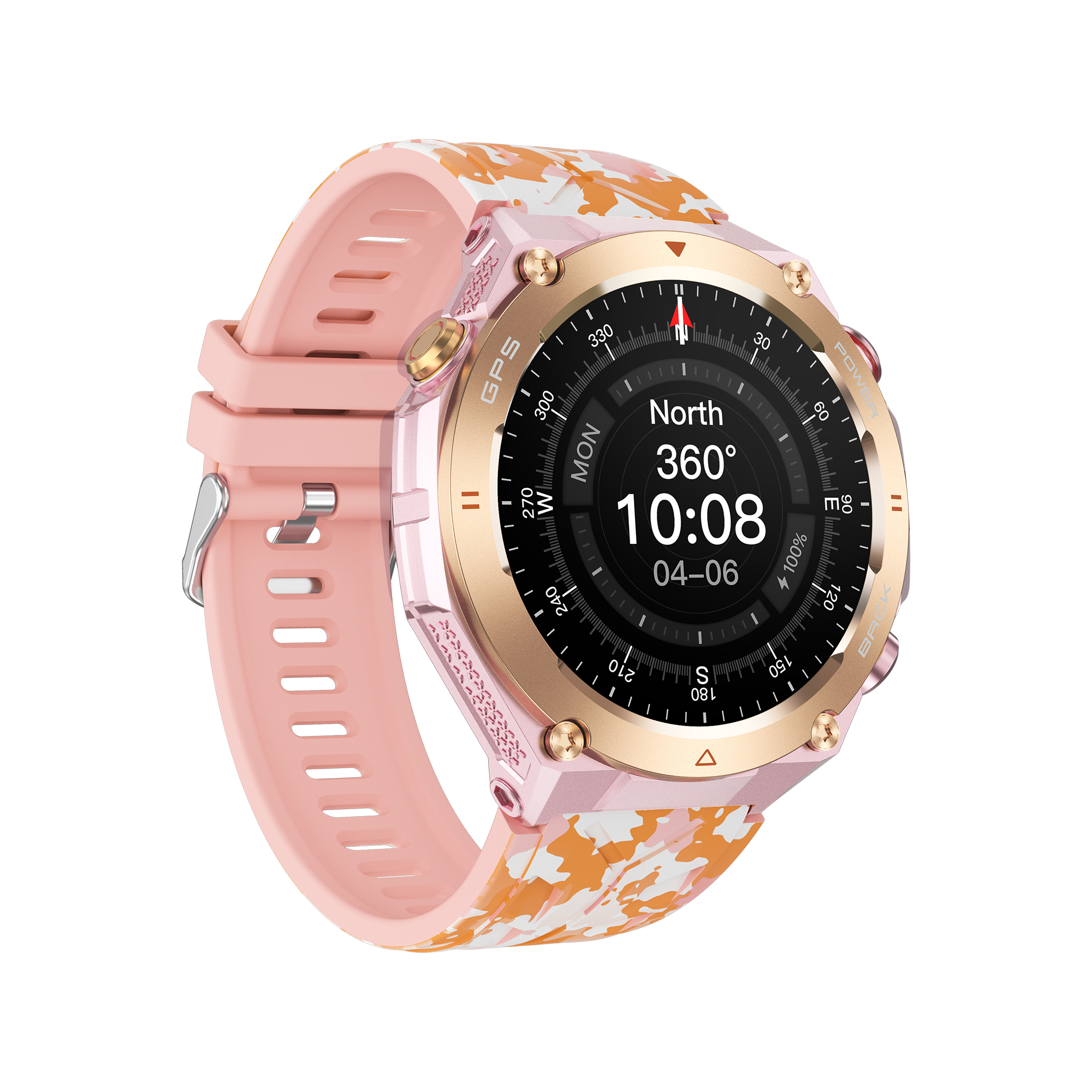 Philippe Palmer Smart Watch LP92 Pink Camo - 42