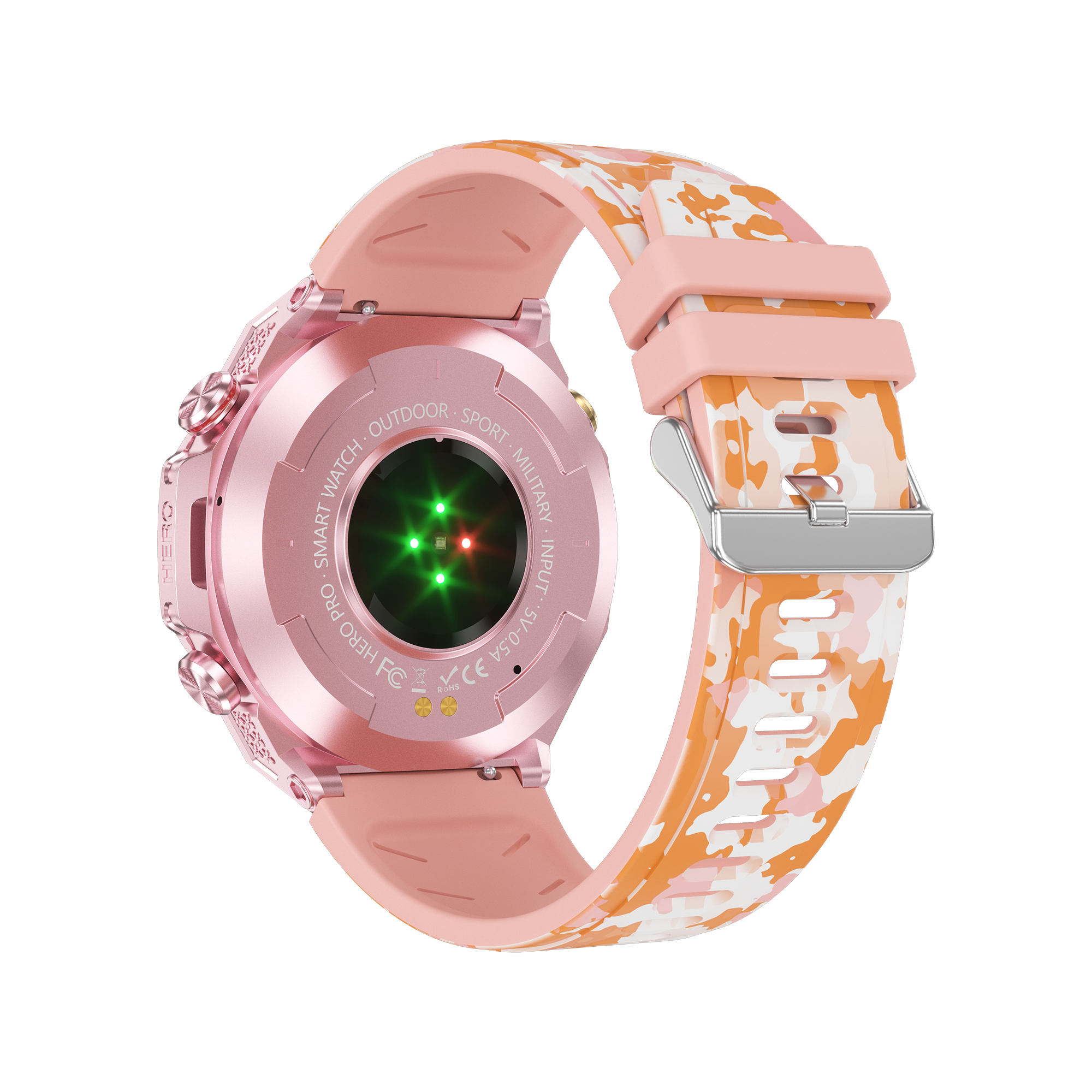 Philippe Palmer Smart Watch LP92 Pink Camo - 4