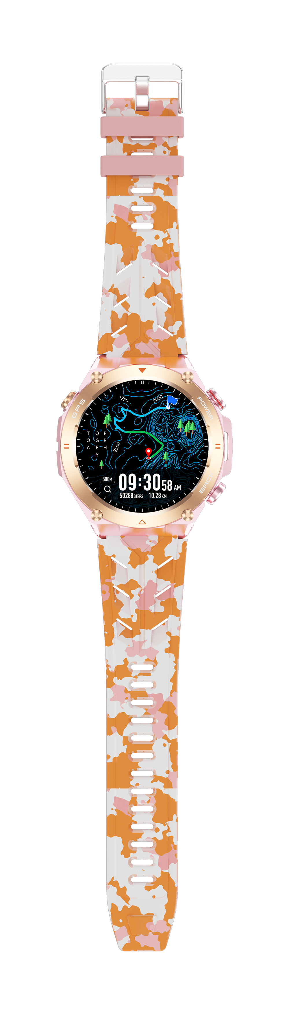 Philippe Palmer Smart Watch LP92 Pink Camo - 63