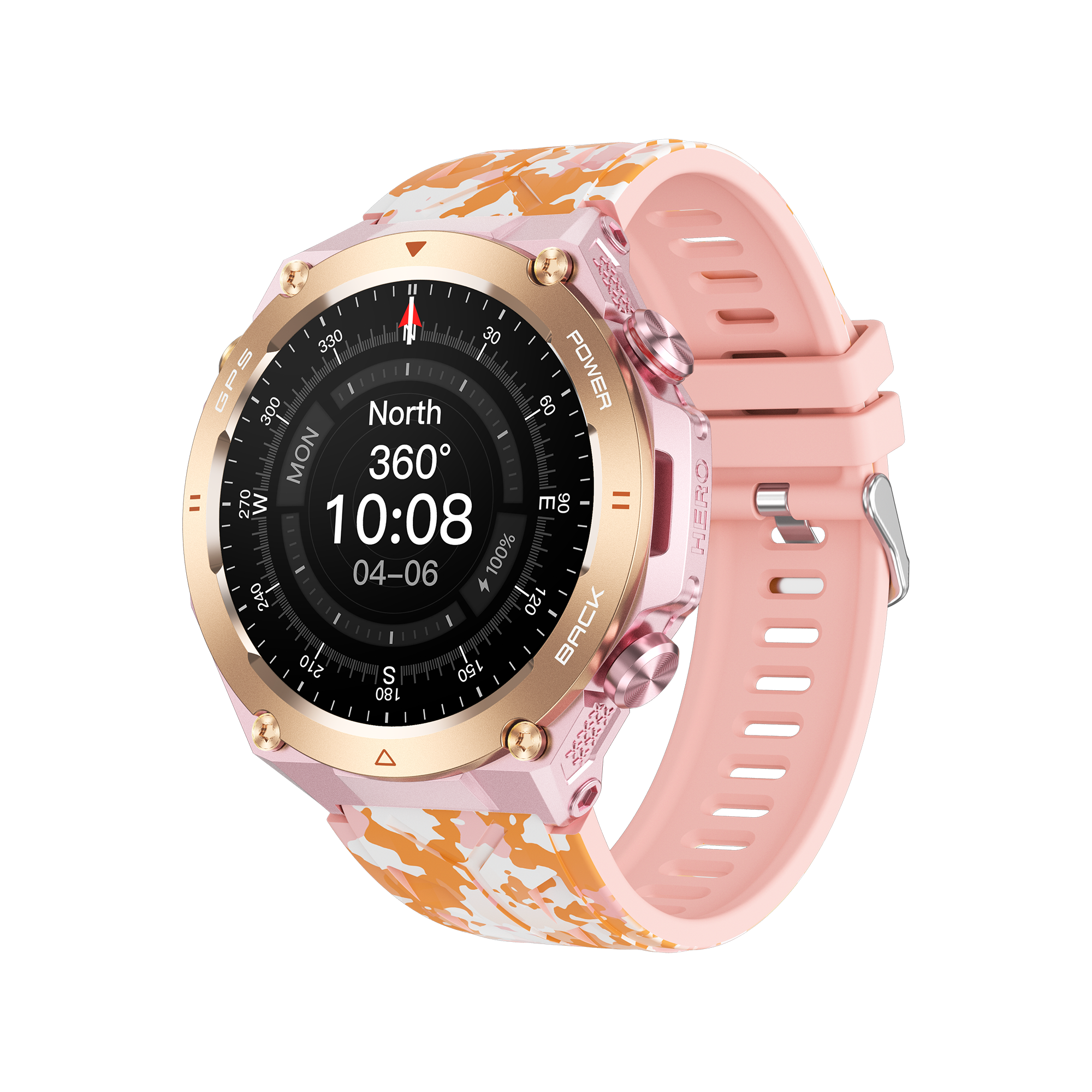 Philippe Palmer Smart Watch LP92 Pink Camo - 32