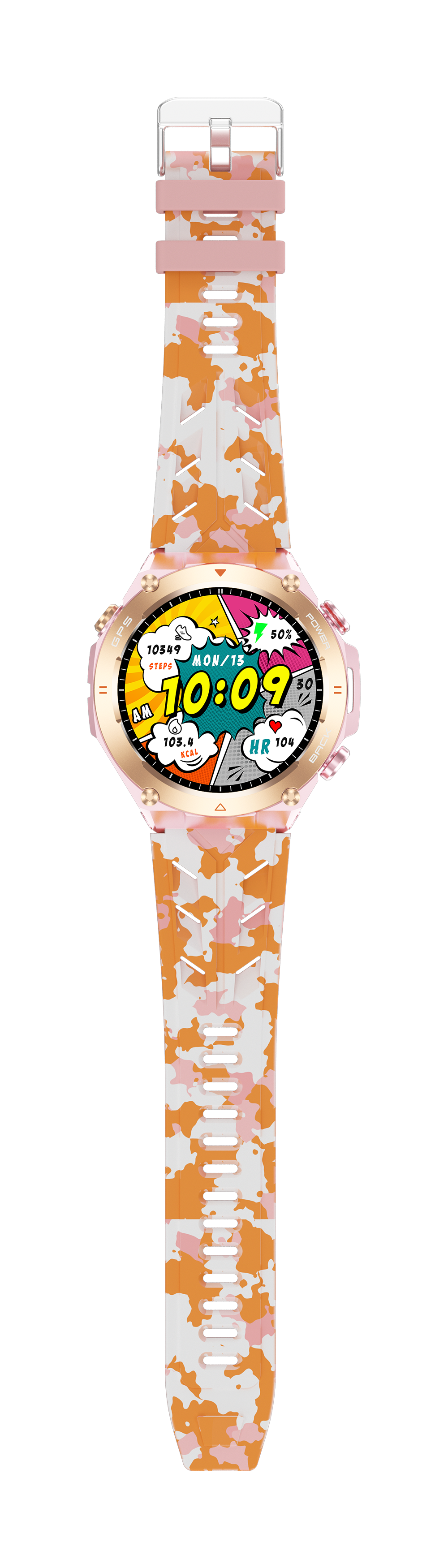 Philippe Palmer Smart Watch LP92 Pink Camo - 65