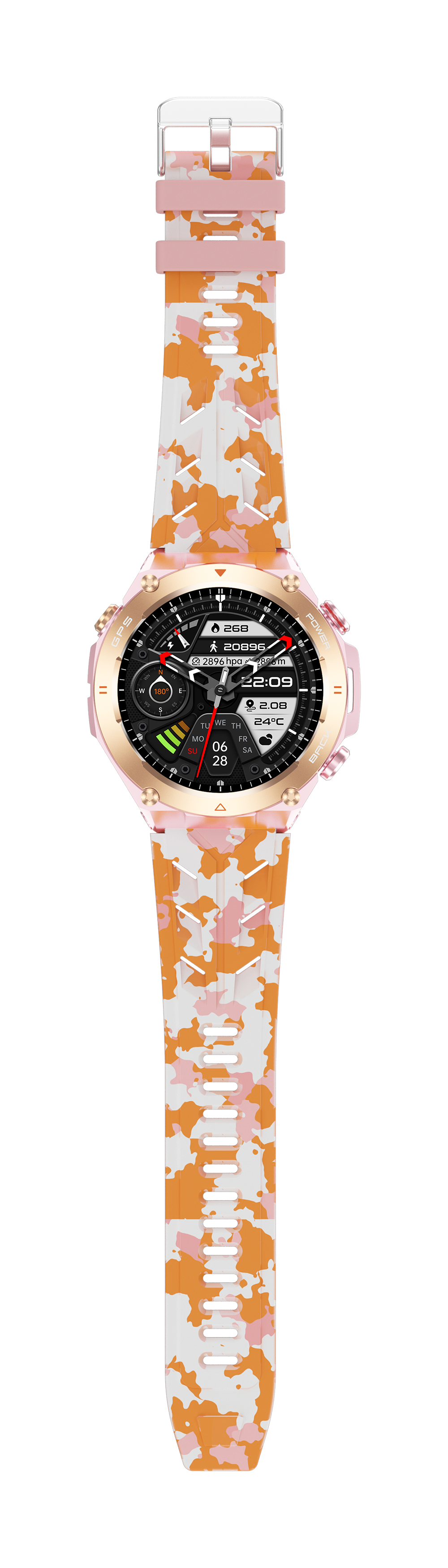 Philippe Palmer Smart Watch LP92 Pink Camo - 59