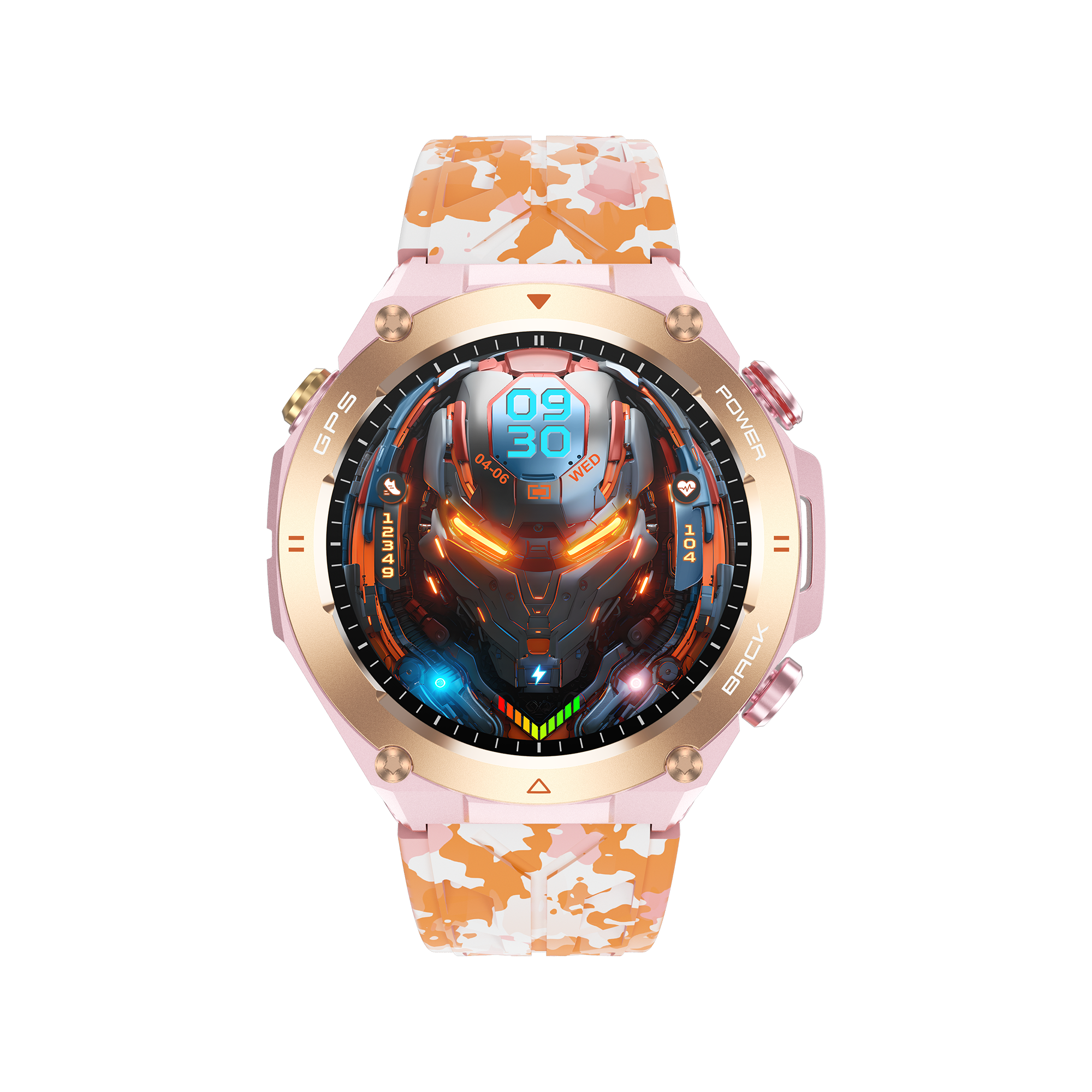 Philippe Palmer Smart Watch LP92 Pink Camo - 51