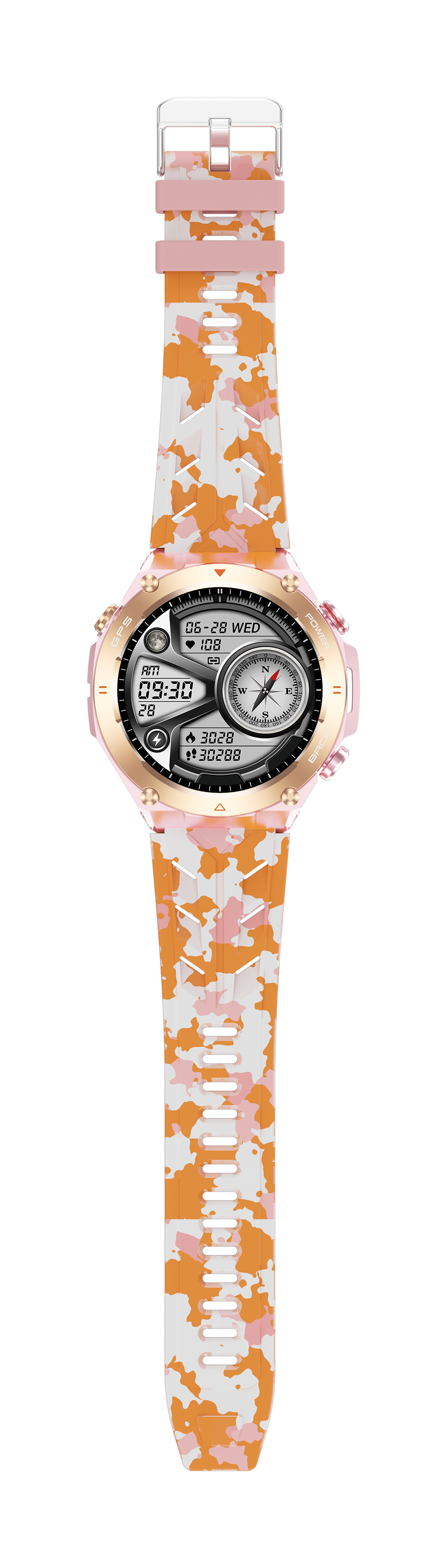 Philippe Palmer Smart Watch LP92 Pink Camo - 5