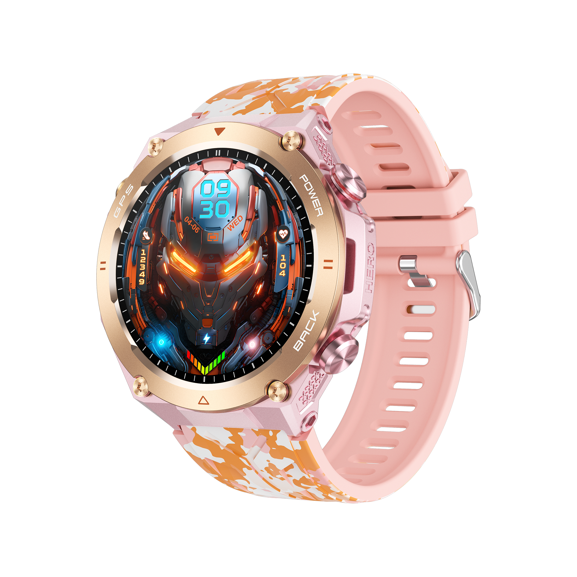 Philippe Palmer Smart Watch LP92 Pink Camo - 31