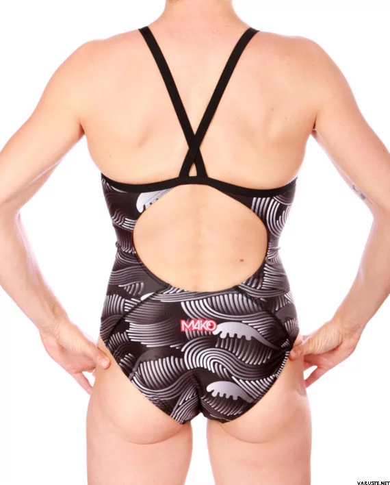 Mako Swim Suit Nereid  Waves Black  - 2