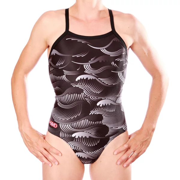 Mako Swim Suit Nereid  Waves Black 