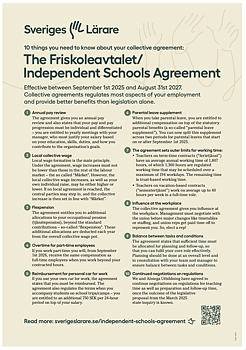 The Friskoleavtalet / Independent Schools Agreement – poster A4