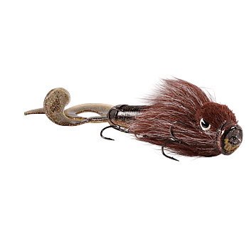 miuras mouse big, 23cm, 95g is a big bait for pike fishing. slow sinking with deer hair and twintail