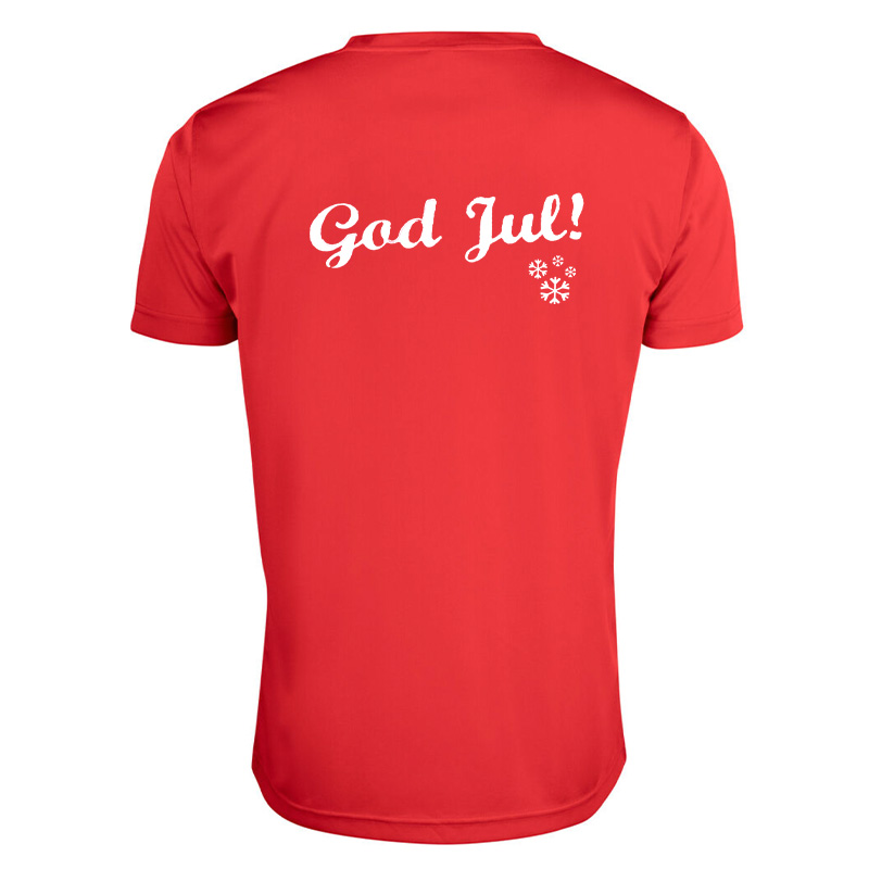 T-shirt HO HO HO röd - Grinchen fram - 2