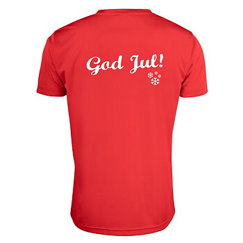 T-shirt HO HO HO rot - Grinch vorne