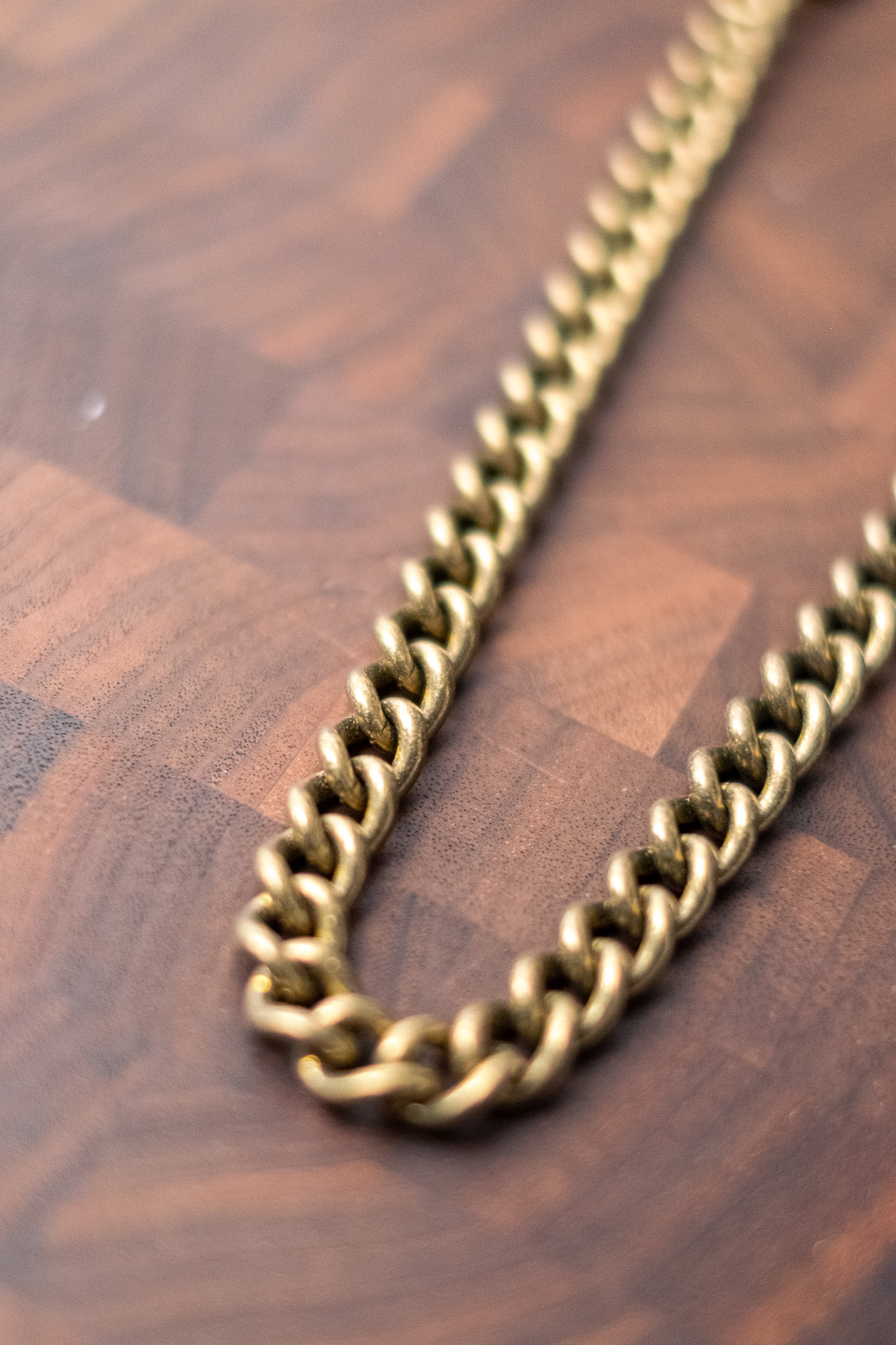Kobashi Studio - Key Chain Twist Rolling Ring Brass - 2