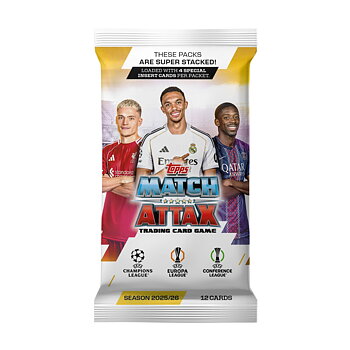 Topps Match Attax Fotbollskort Champions League Säsong 25/26