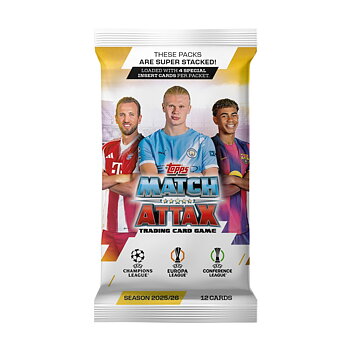 Topps Match Attax Fotbollskort Champions League Säsong 25/26