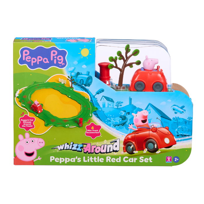 Greta Gris Whizz Around Peppa Red Car Set