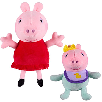 Greta Gris Mjukfigur med Baby