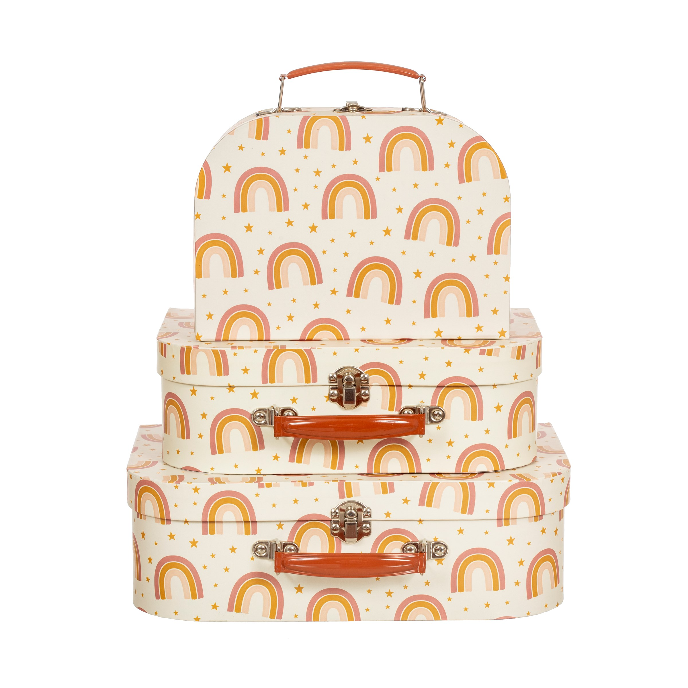 Earth Rainbow Suitcases, Stor - Kalikå