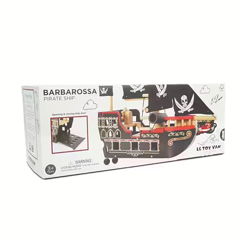 Barbarossa Piratskepp med Figurer - Le Toy Van - 2