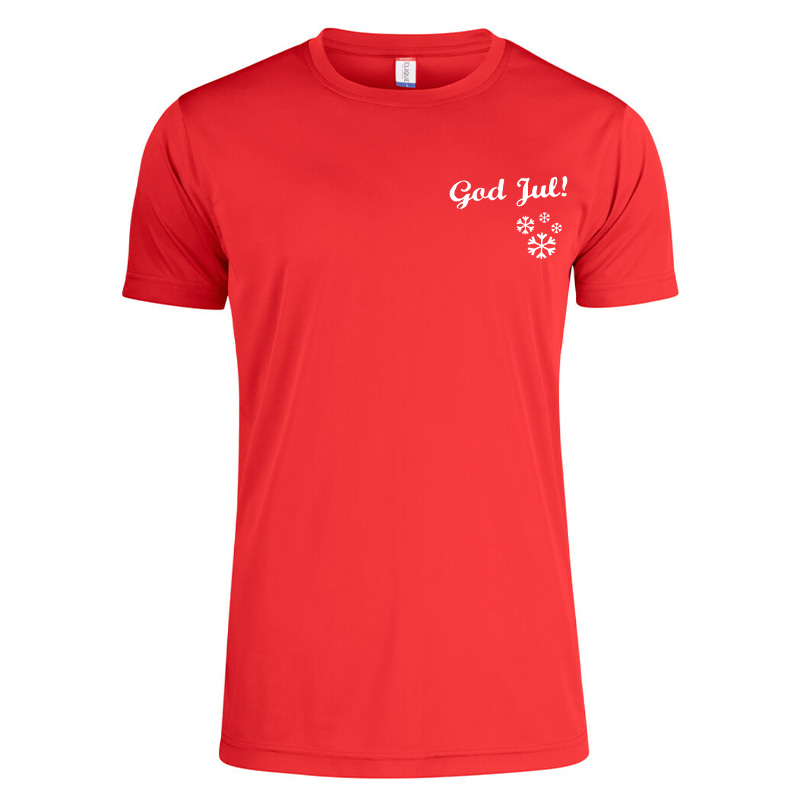 T-shirt HO HO HO rot - Grinch Rücken