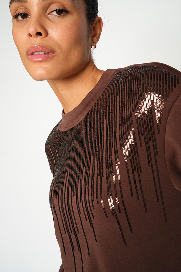 MMNeve O-LS Glam Sweatshirt Bracken - 2