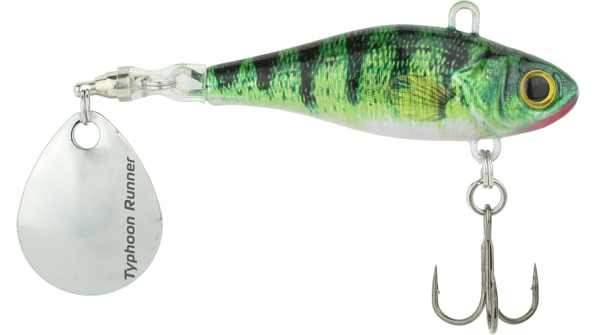 Typhoon Runner is a spinnertail for fishing at 18g. throws far and is perfect for perch, pike, zander