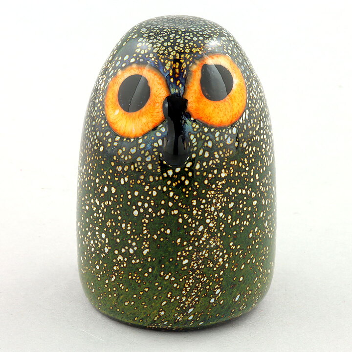Oiva Toikka (2006) Lovely Little Barn Owl (Riihipöllön Poikanen) Glass Bird (35)