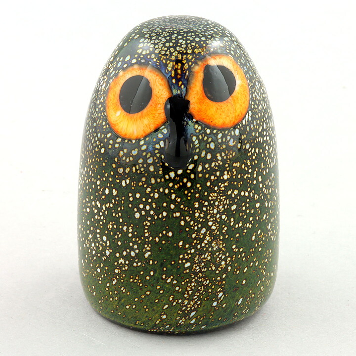Oiva Toikka (2006) Lovely Little Barn Owl (Riihipöllön Poikanen) Glass Bird (35)