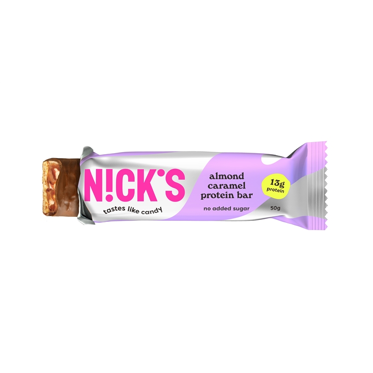 Proteiinipatukka Nick's almond caramel