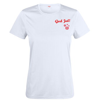 Women's T-shirt HO HO HO white - Grinchen back